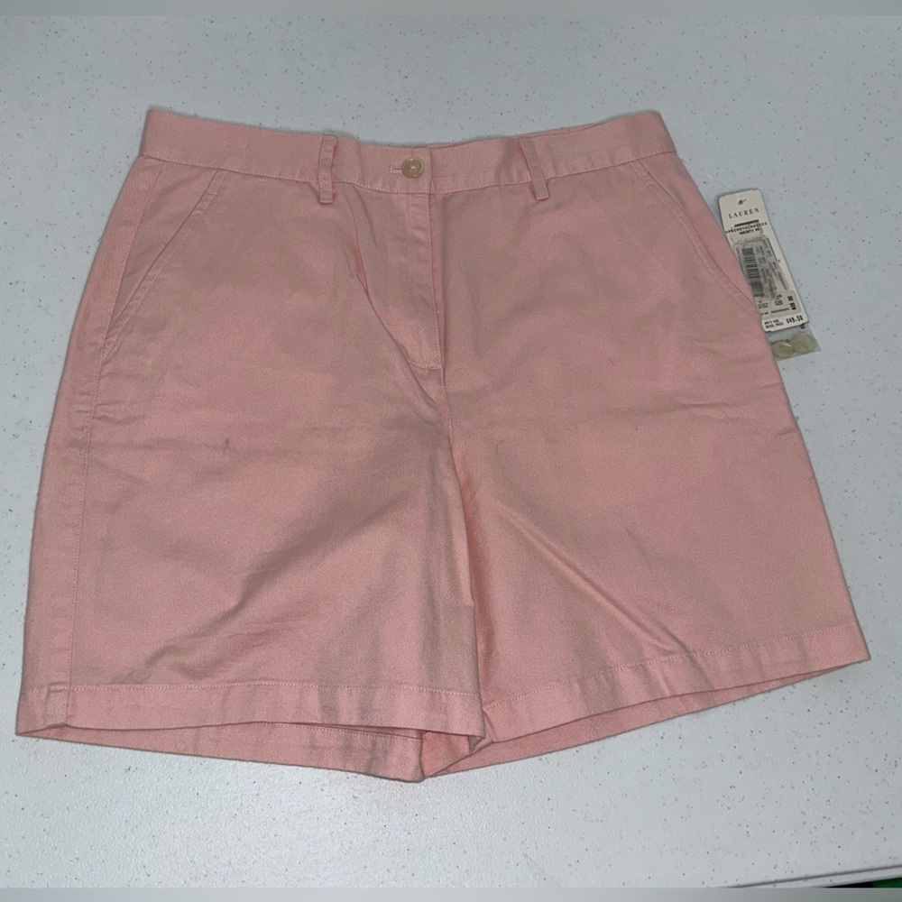 Lauren Ralph Lauren Blavk Label Pink Women's Shorts NWT spring Classic